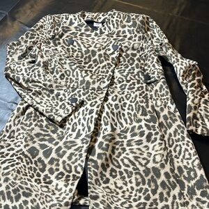 Cabi cheetah print coat